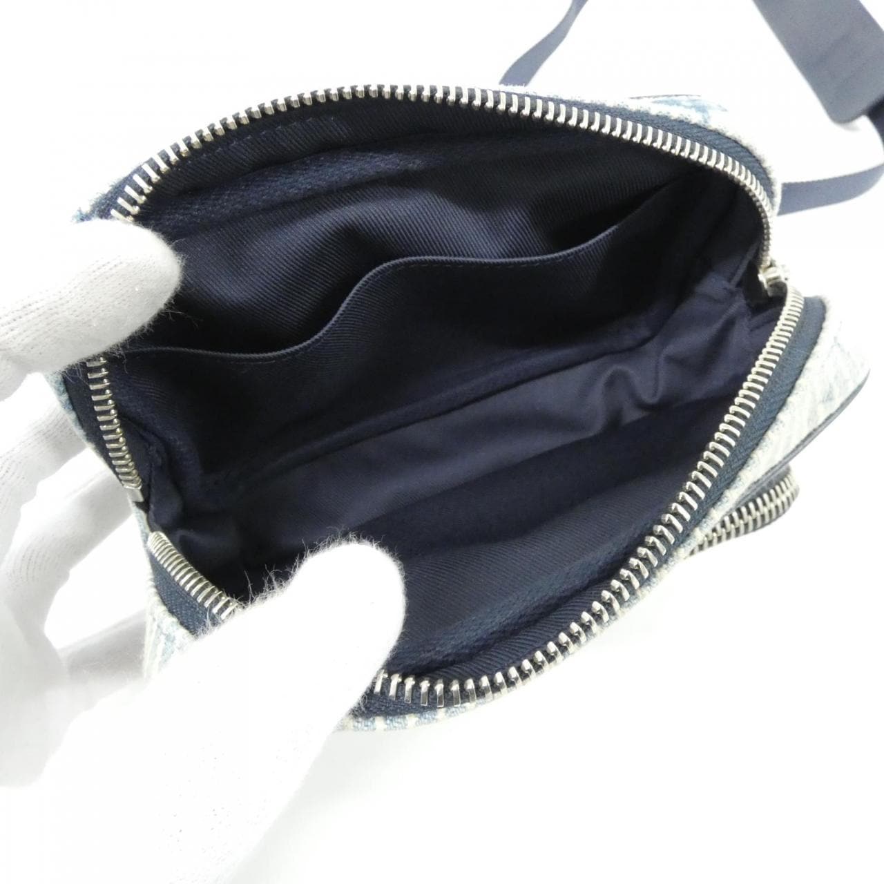 LOUIS VUITTON Pochette M80462 Shoulder Monogram 深藍色 Monogram 中古品B - 縮圖 7