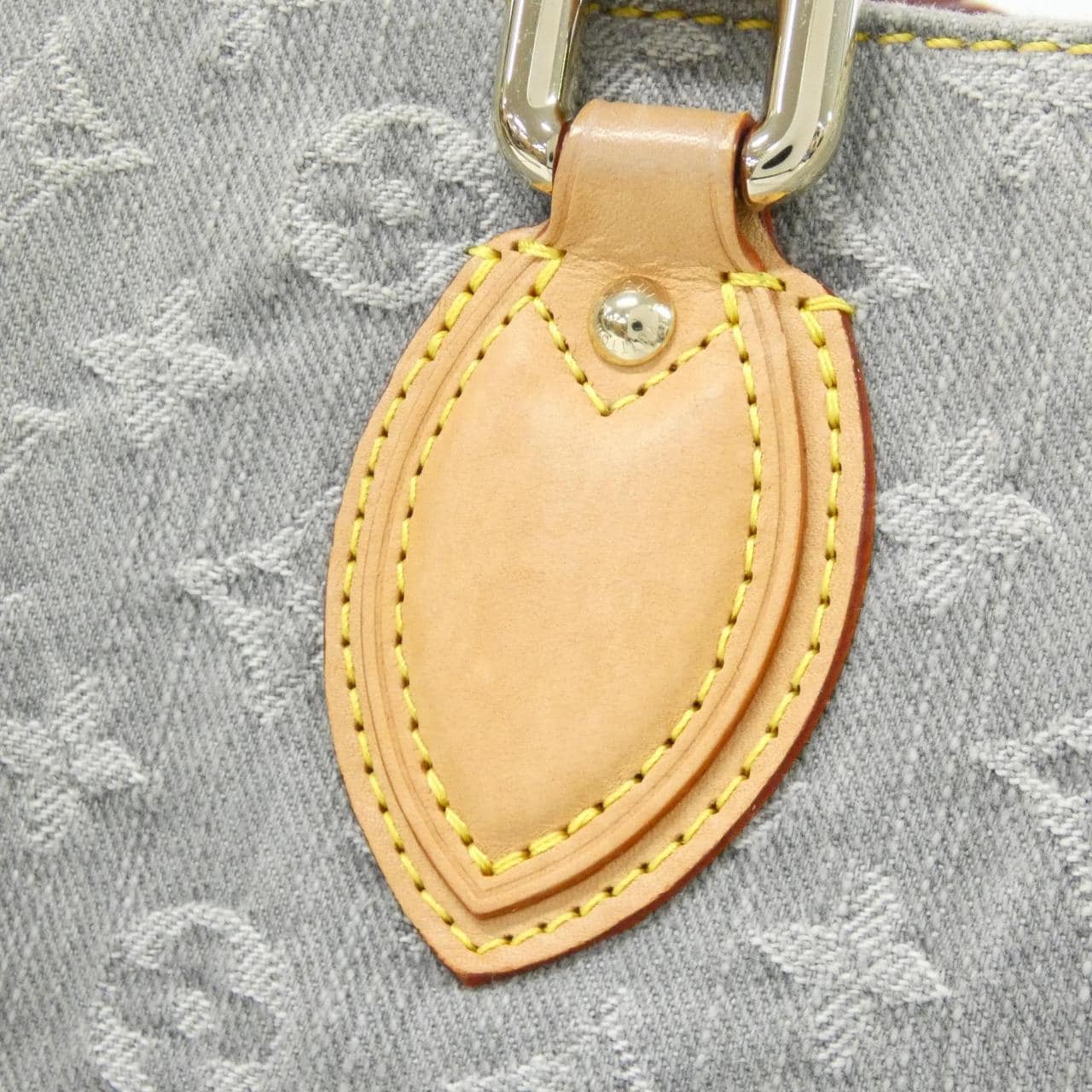 LOUIS VUITTON M13189 Handbag Monogram 灰色 Monogram 中古品A - 縮圖 4