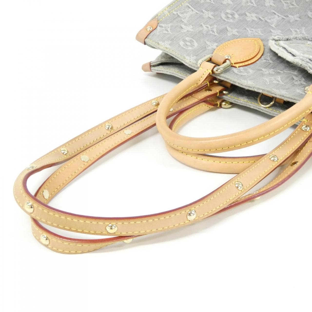 LOUIS VUITTON M13189 Handbag Monogram 灰色 Monogram 中古品A - 縮圖 8