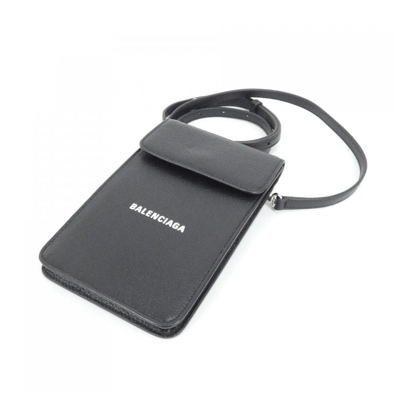 BALENCIAGA 640536 1IZI3 Wallet 黑色 中古品A - 縮圖 3