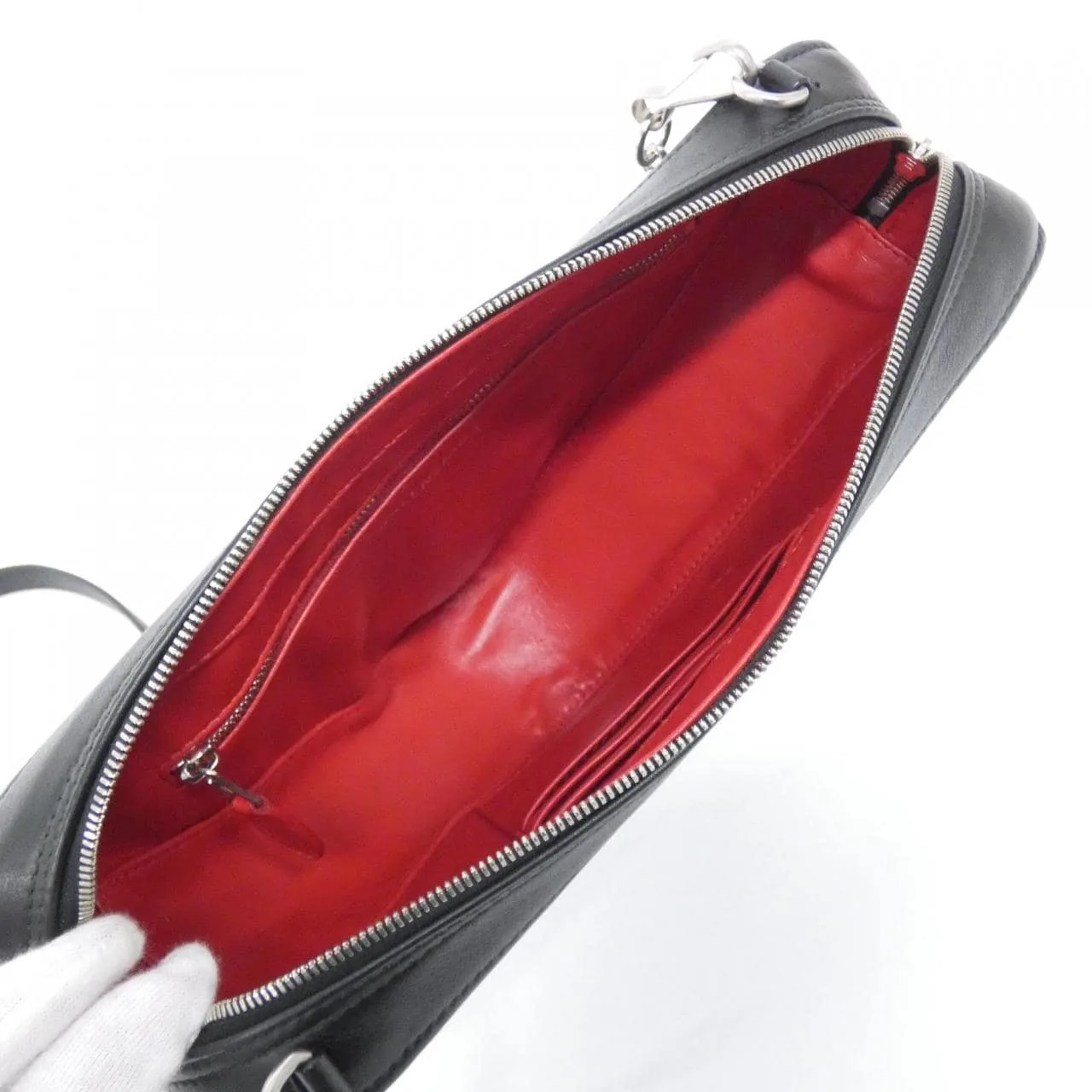 BALENCIAGA 516666 C8K02 Shoulder Black Rank A - Thumbnail 6