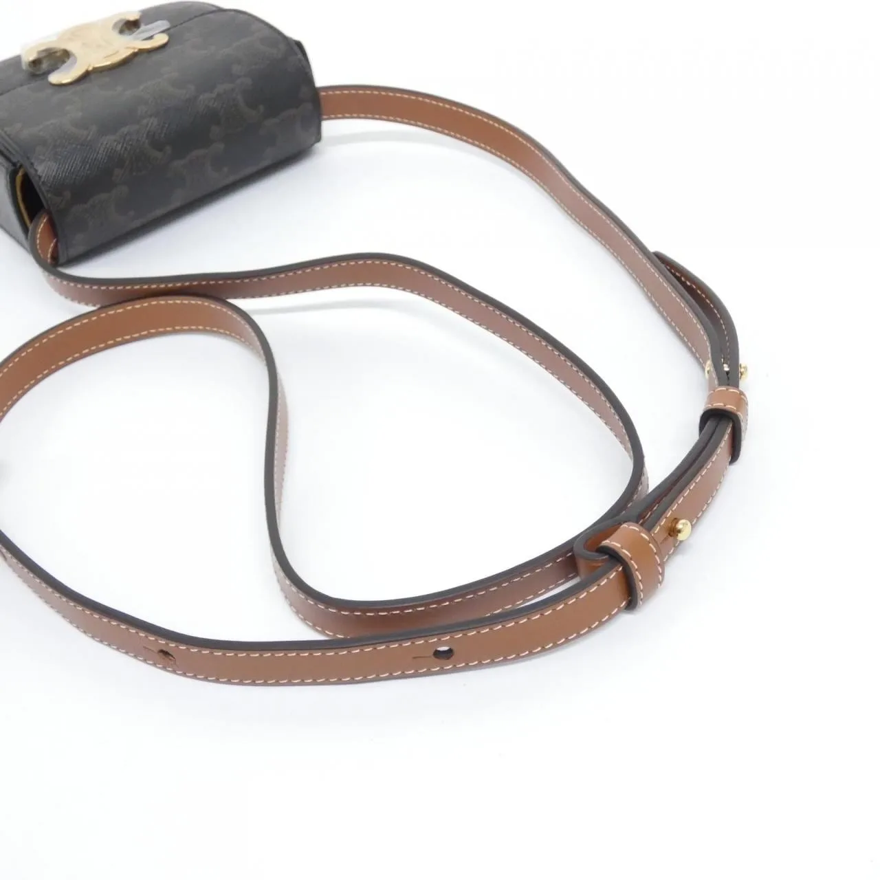 CELINE 10I512DQB Shoulder Canvas Black Canvas Rank A - Thumbnail 6