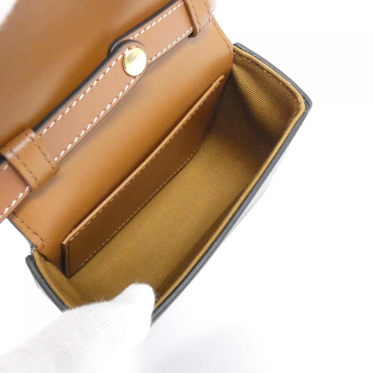 CELINE 10I512DQB Shoulder Canvas Black Canvas Rank A - Thumbnail 7