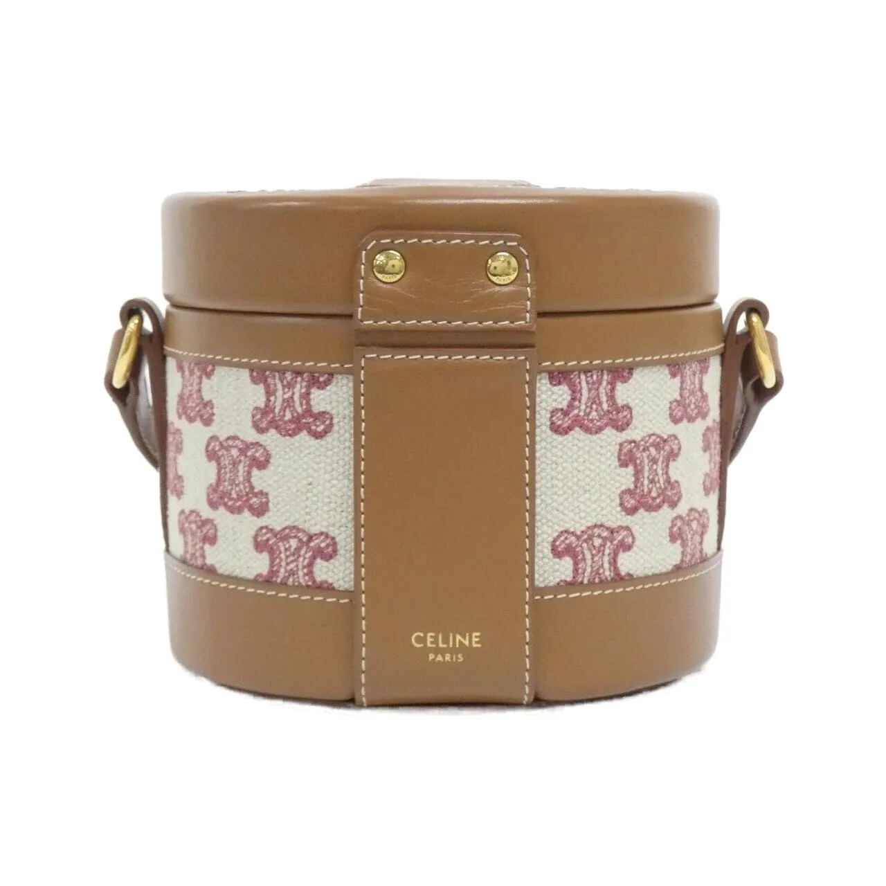 CELINE Shoulder Canvas 紅色 帆布 中古品A - 縮圖 2