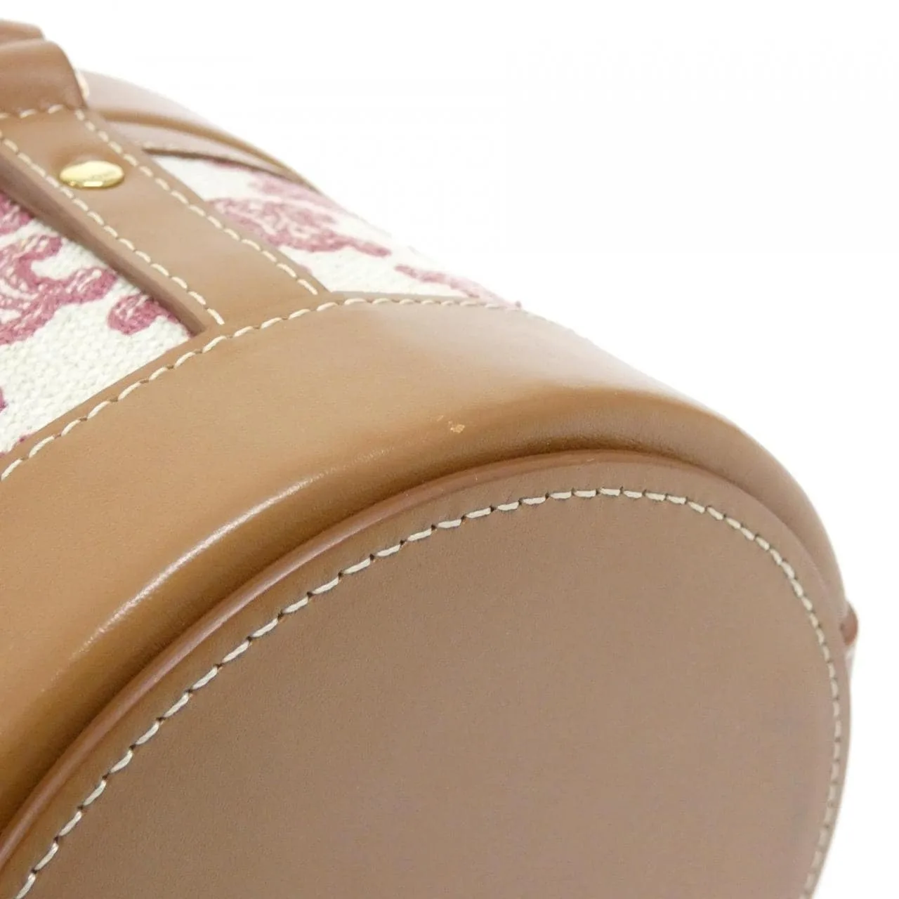 CELINE Shoulder Canvas 紅色 帆布 中古品A - 縮圖 4