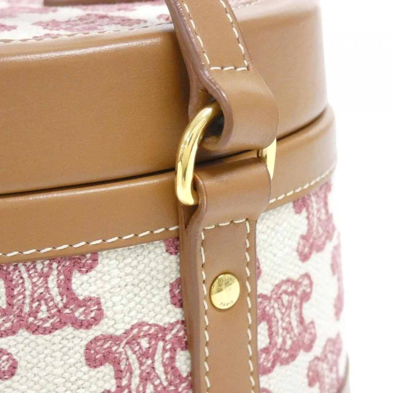 CELINE Shoulder Canvas 紅色 帆布 中古品A - 縮圖 7