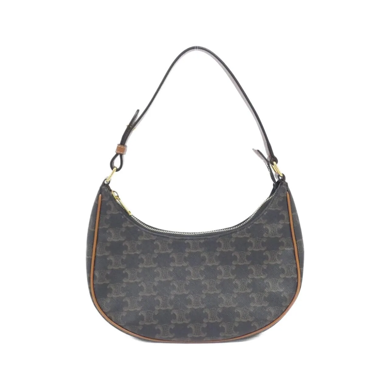 CELINE Ava 193952BZJ Shoulder Canvas Black