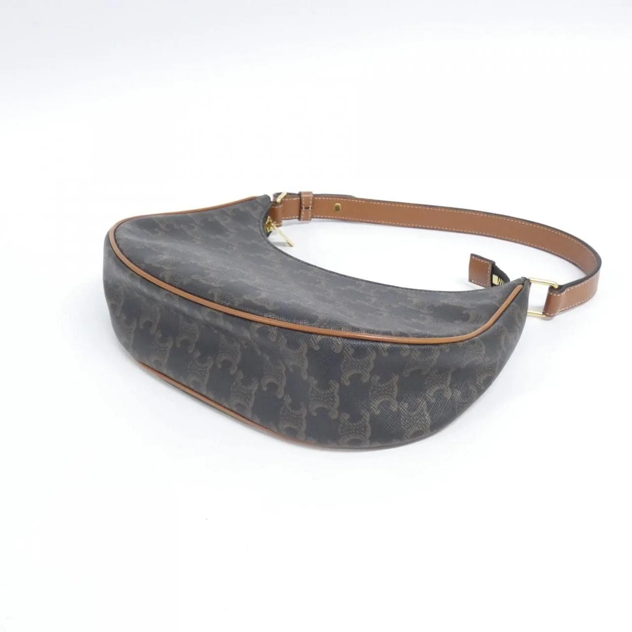 CELINE Ava 193952BZJ Shoulder Canvas 黑色 帆布 中古品A - 縮圖 2