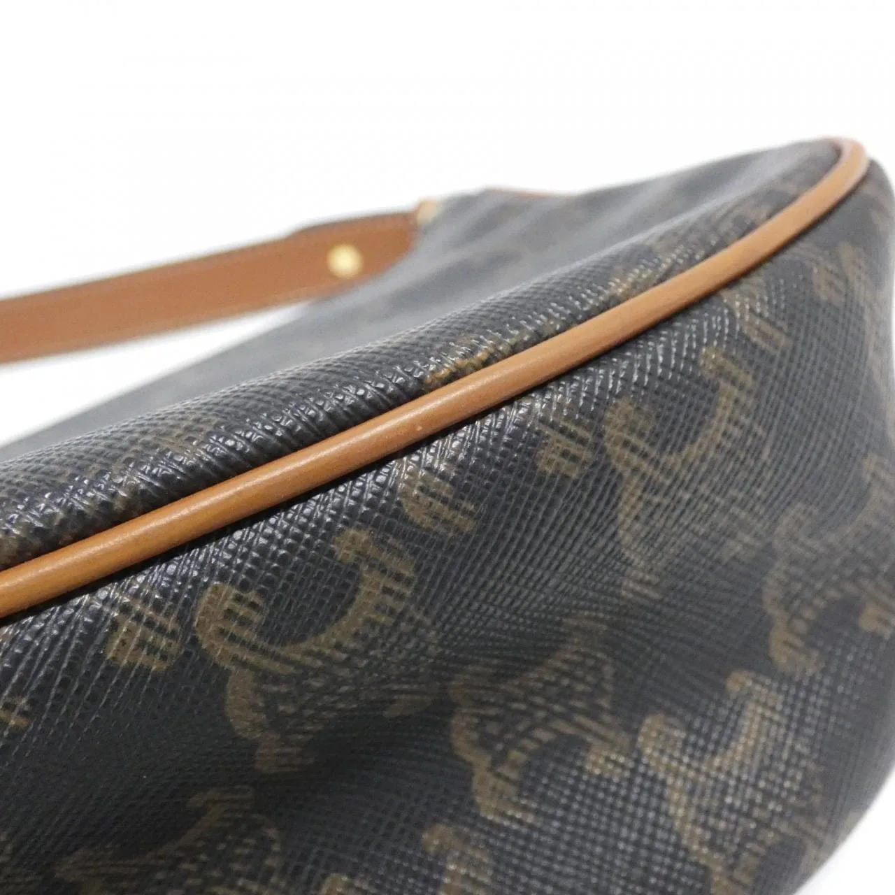 CELINE Ava 193952BZJ Shoulder Canvas 黑色 帆布 中古品A - 縮圖 3