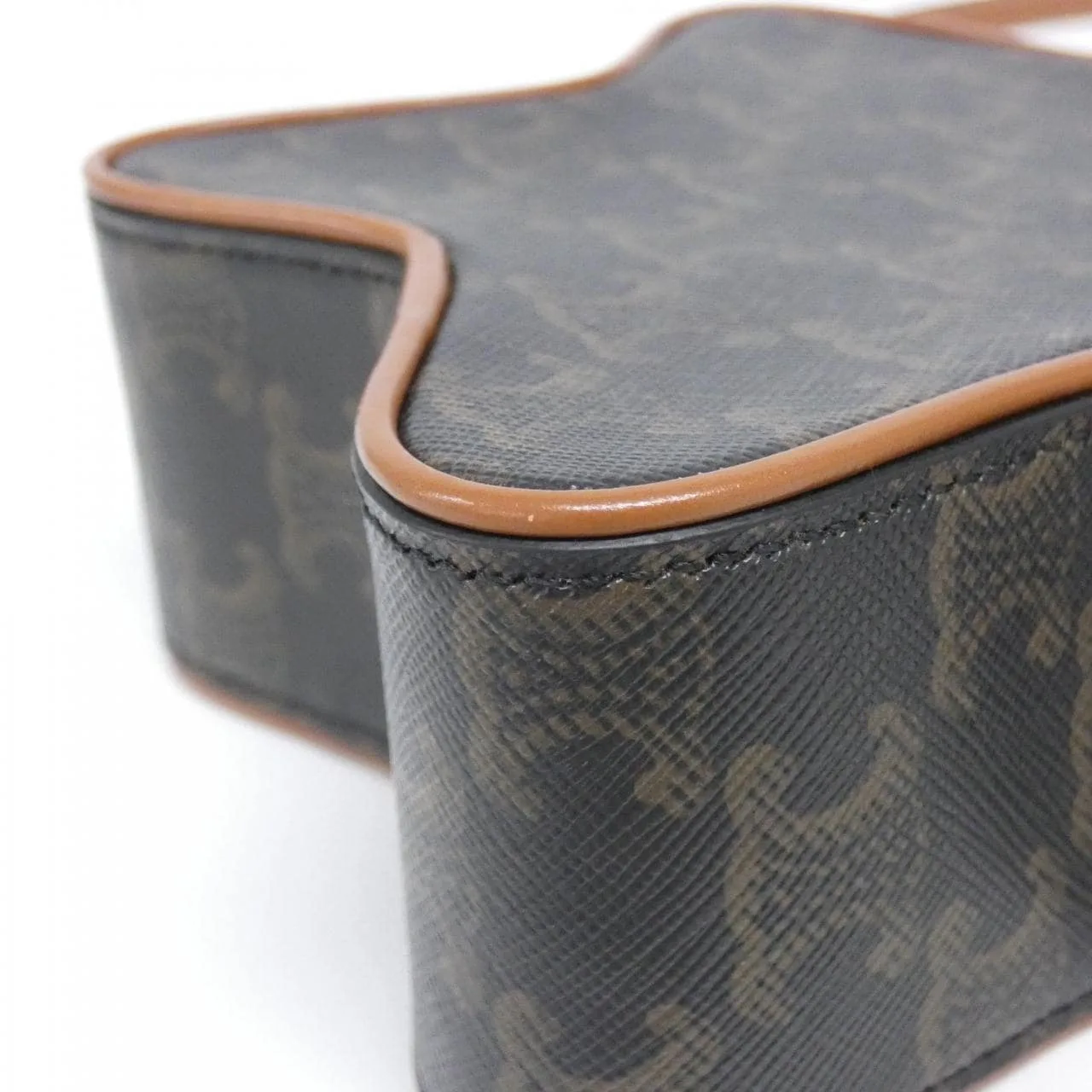 CELINE Shoulder Canvas 黑色 帆布 中古品A - 縮圖 3