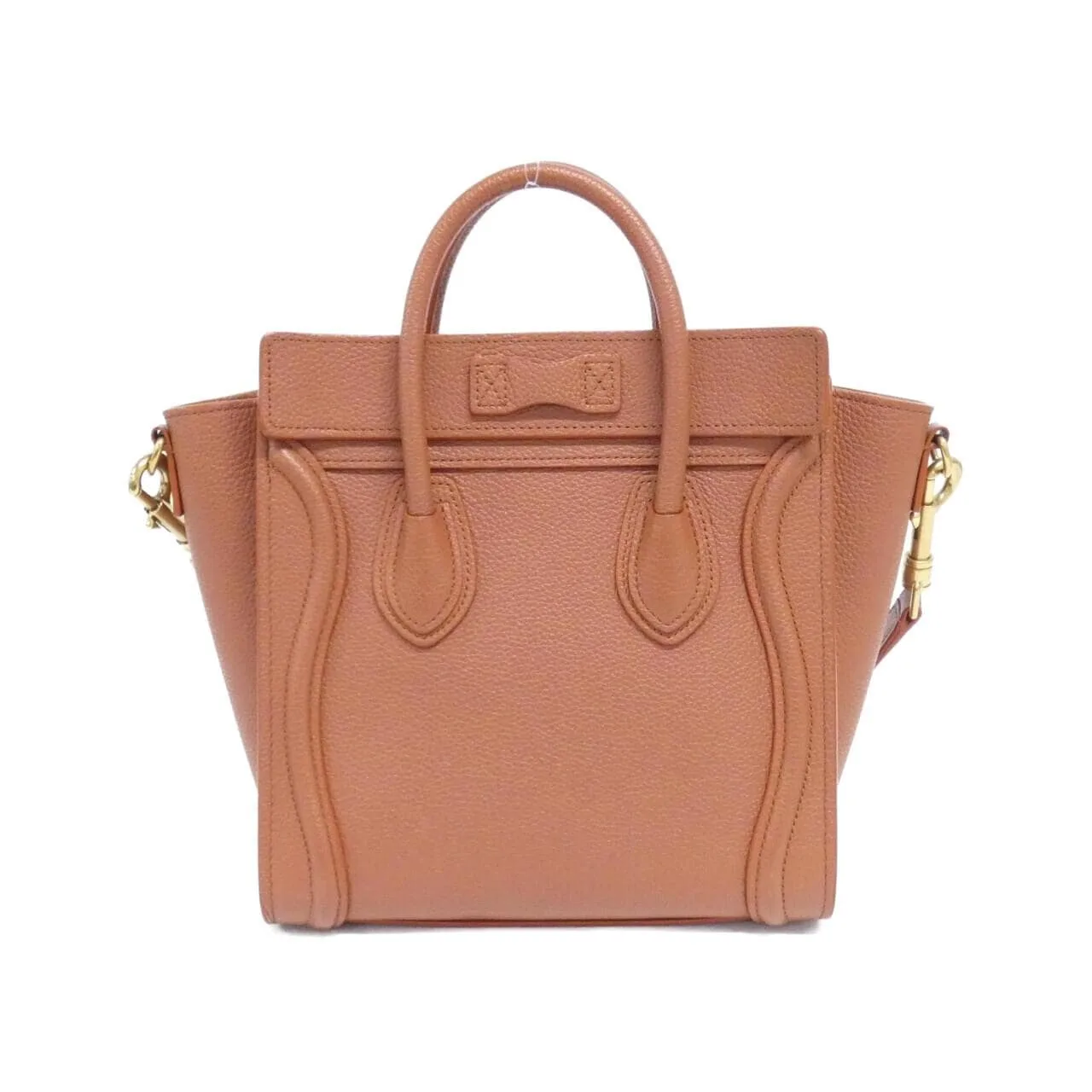 CELINE Luggage 189243DRU Handbag Black Rank A - Thumbnail 2