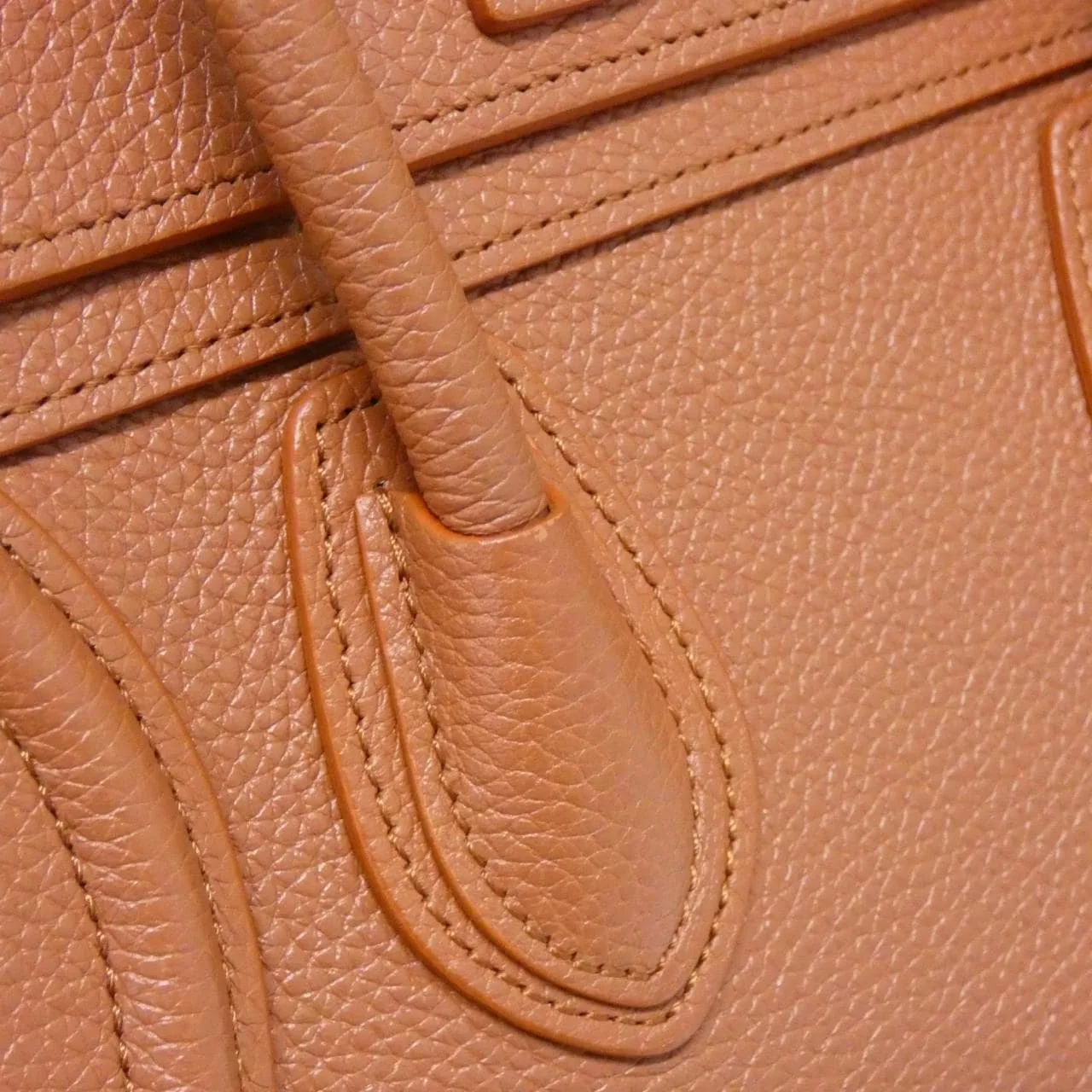 CELINE Luggage 189243DRU Handbag Black Rank A - Thumbnail 6