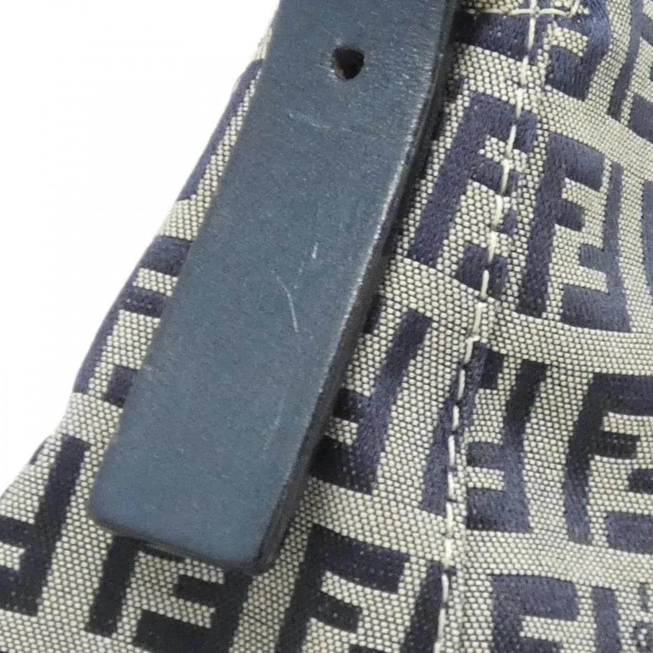 FENDI 26566 Shoulder Canvas 深藍色 帆布 中古品A - 縮圖 7