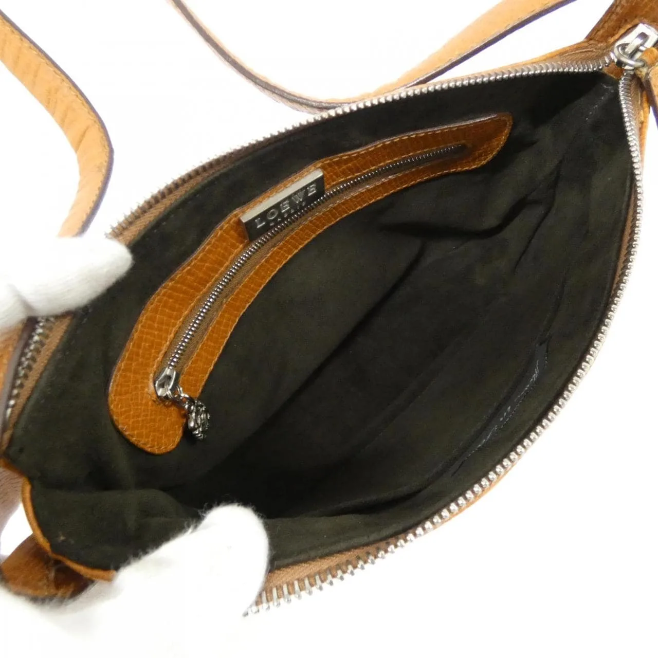 LOEWE Shoulder Leather Brown Leather - Thumbnail 10