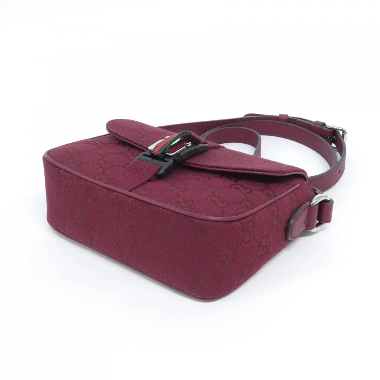 GUCCI 802100 FADUT Shoulder Canvas Black Canvas Rank A - Thumbnail 3