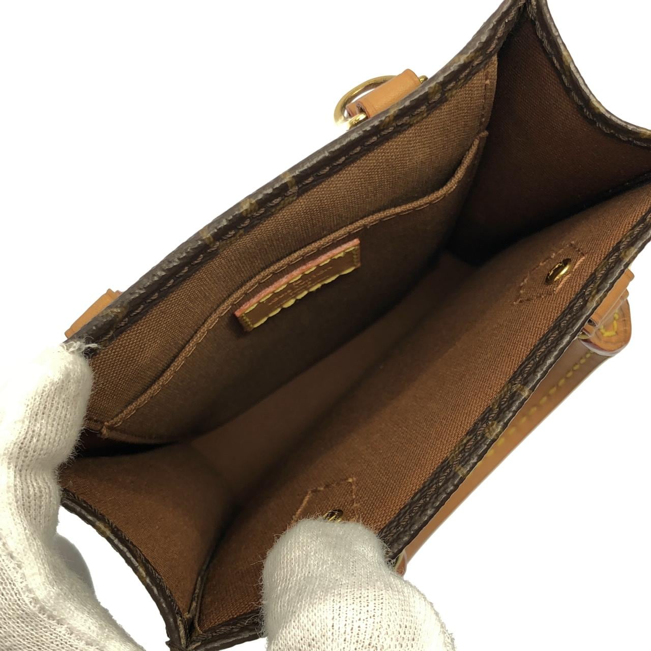 LOUIS VUITTON M69442 Handbag Monogram 黑色 Monogram 中古品A - 縮圖 7