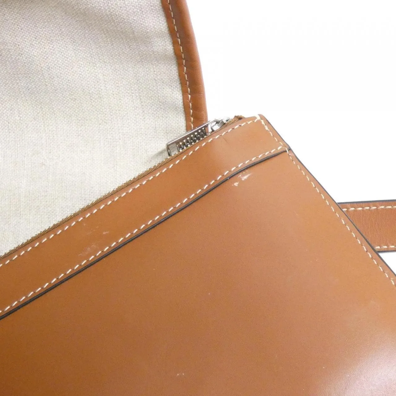 CELINE Cabas 113012EZO Handbag Black Rank A - Thumbnail 7