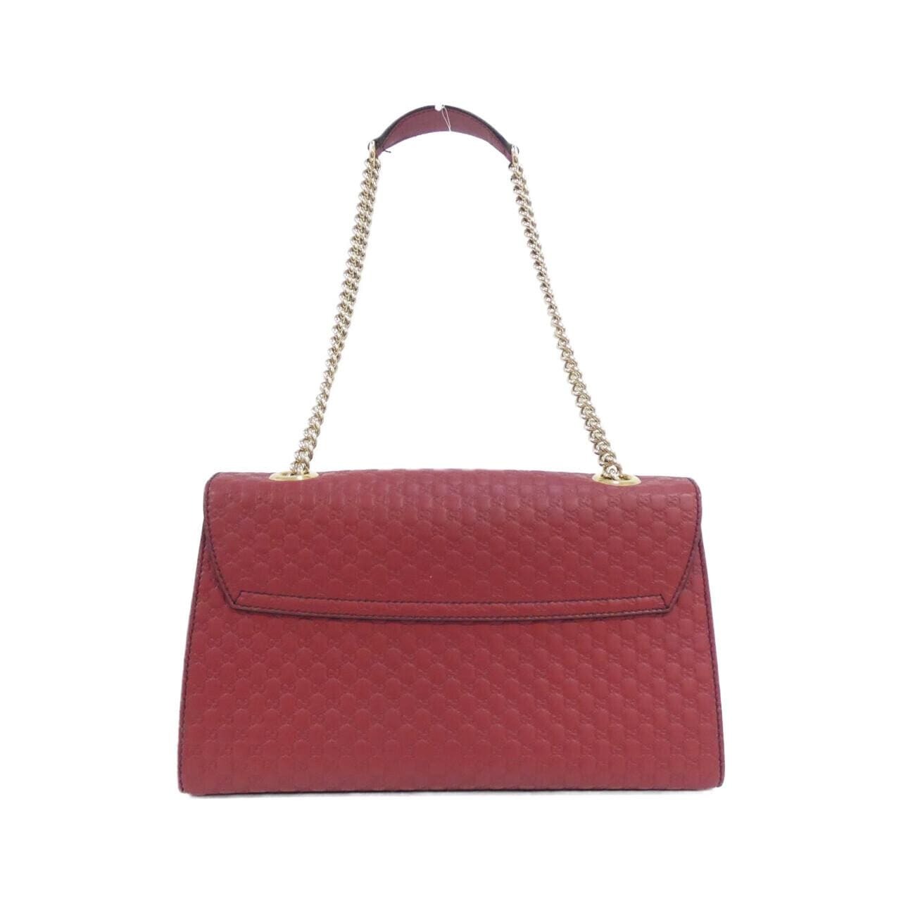 GUCCI GG Supreme 449635 Shoulder Leather 2