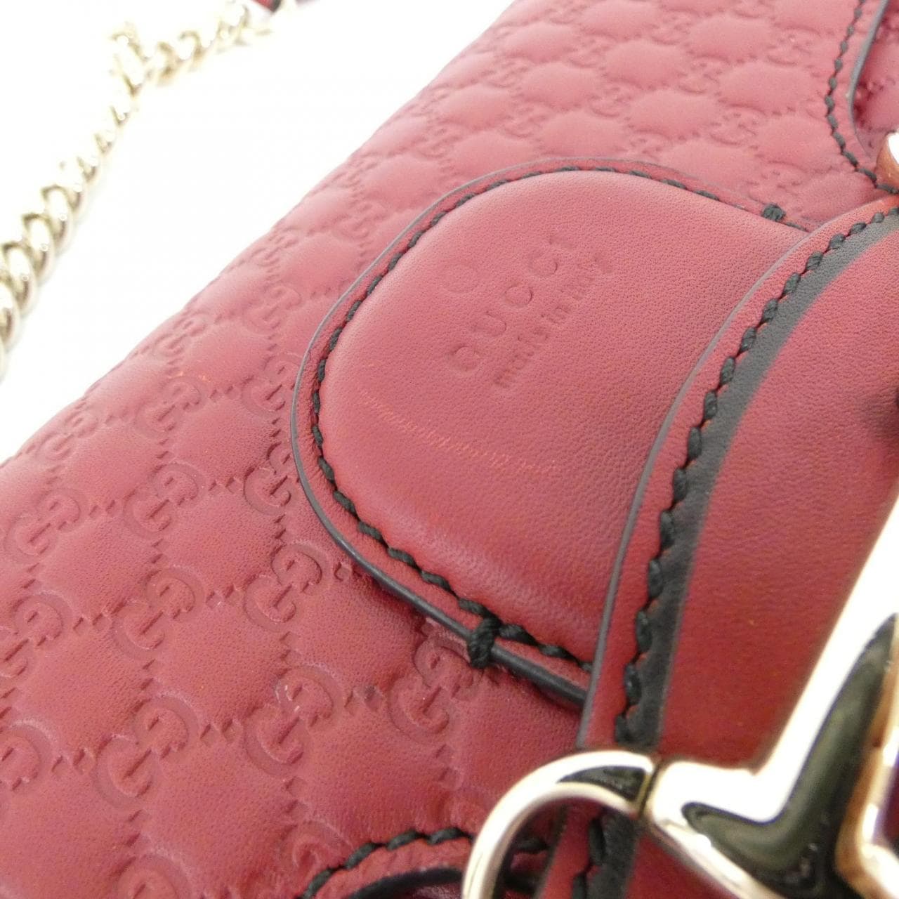GUCCI GG Supreme 449635 Shoulder Leather 4