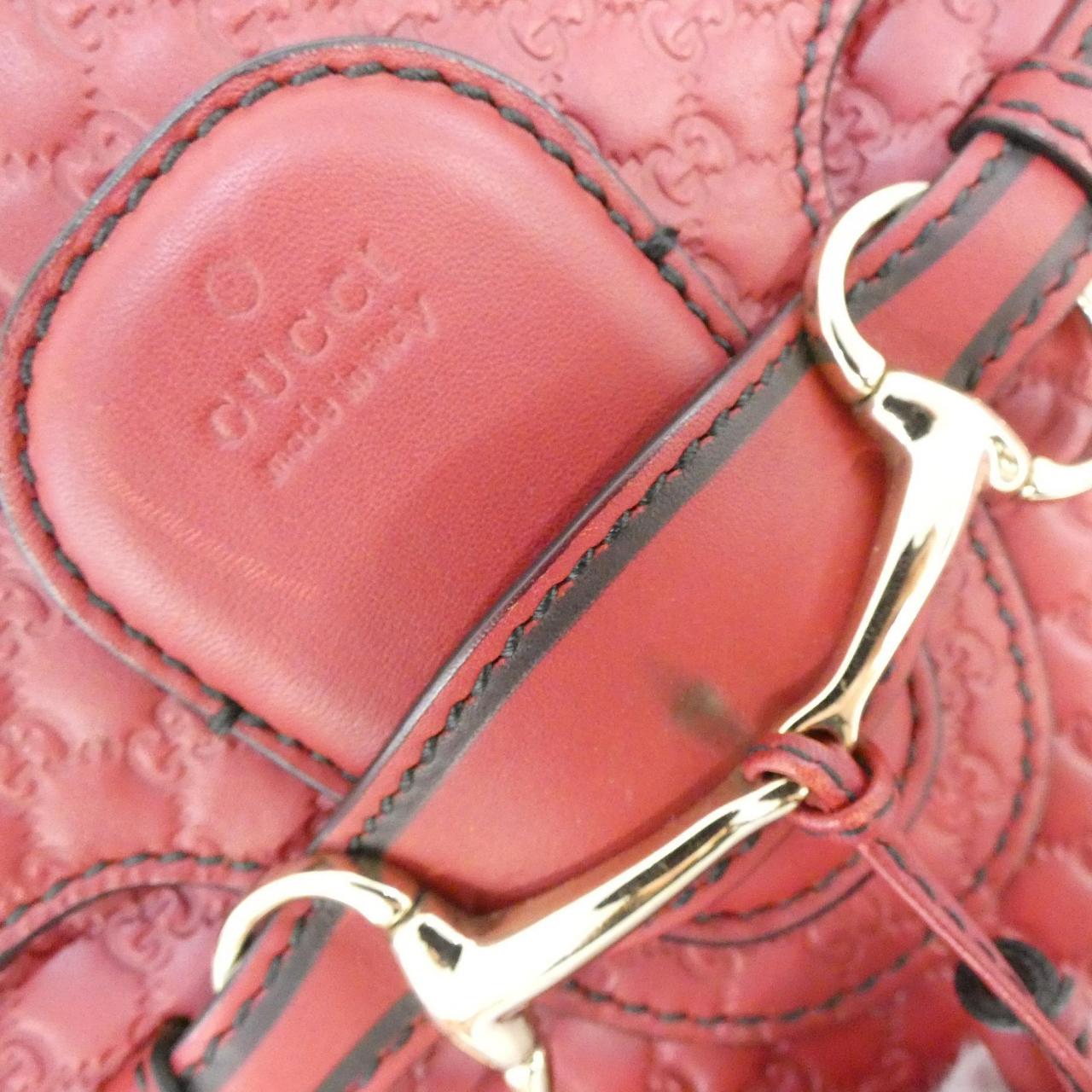 GUCCI GG Supreme 449635 Shoulder Leather 5