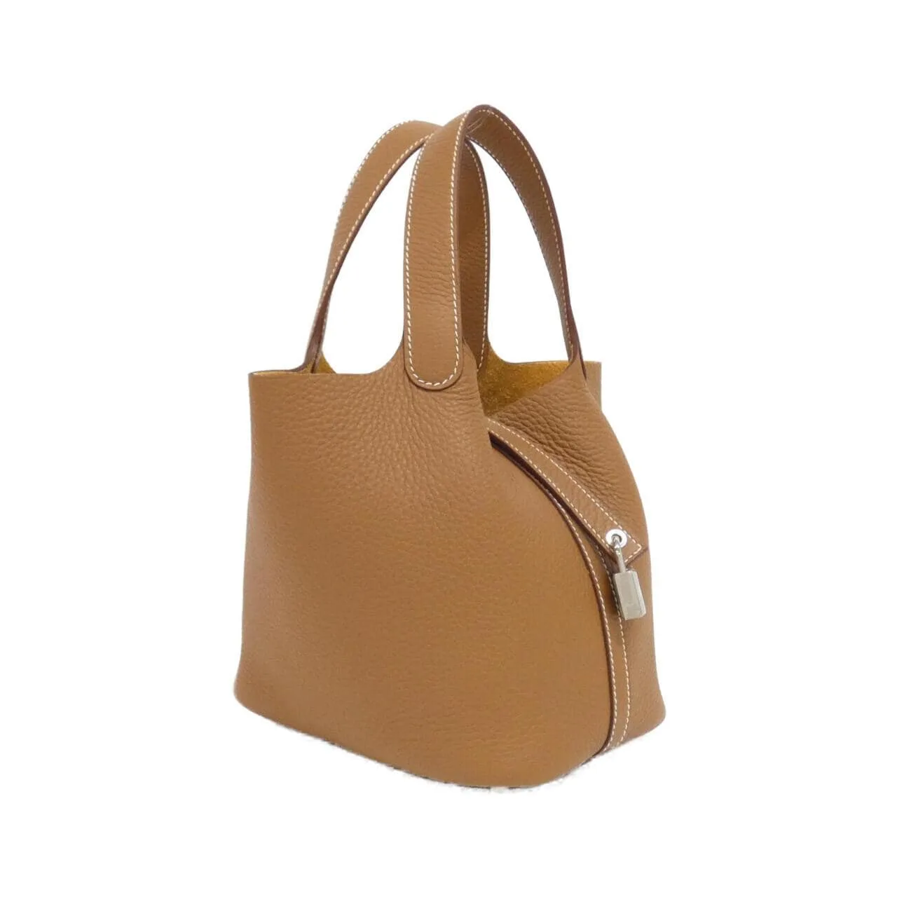 HERMES Picotin 056289CK Handbag Clemence