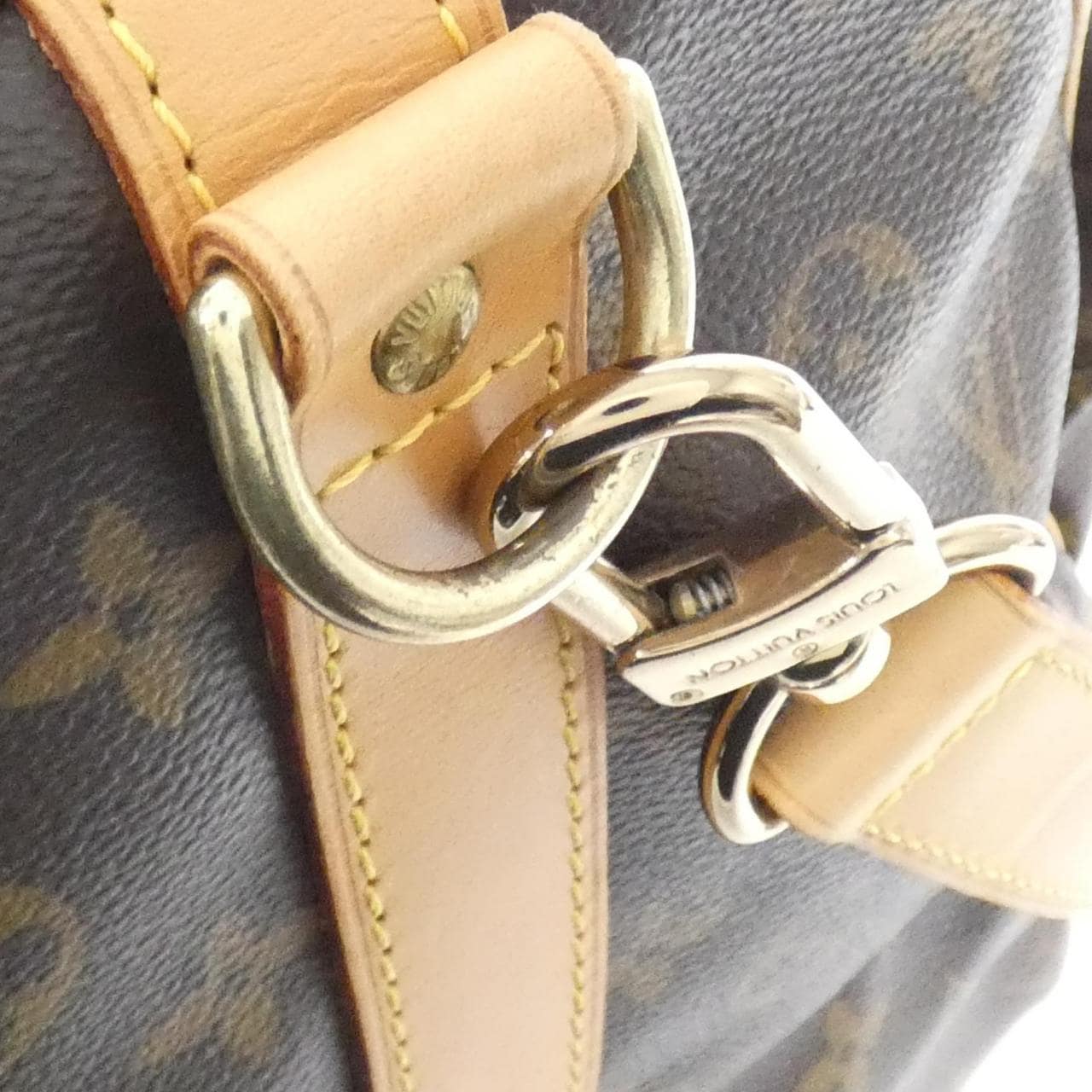 LOUIS VUITTON Keepall M41414 Boston Monogram 黑色 Monogram - 縮圖 5
