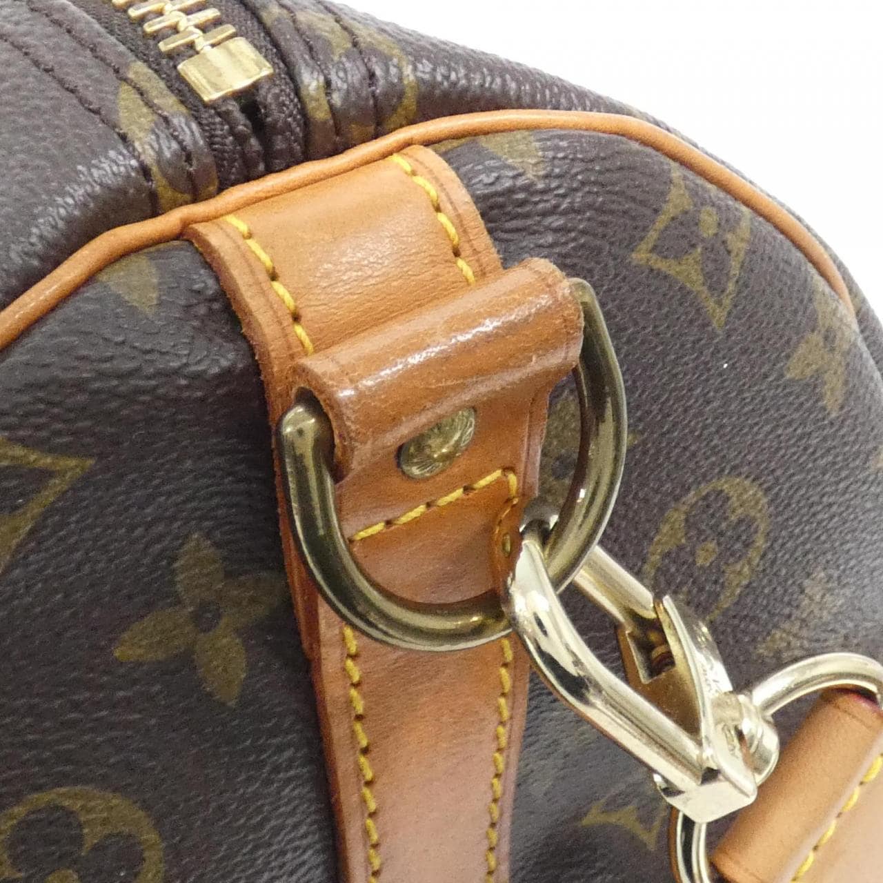 LOUIS VUITTON Keepall M41414 Boston Monogram Black Monogram - Thumbnail 7