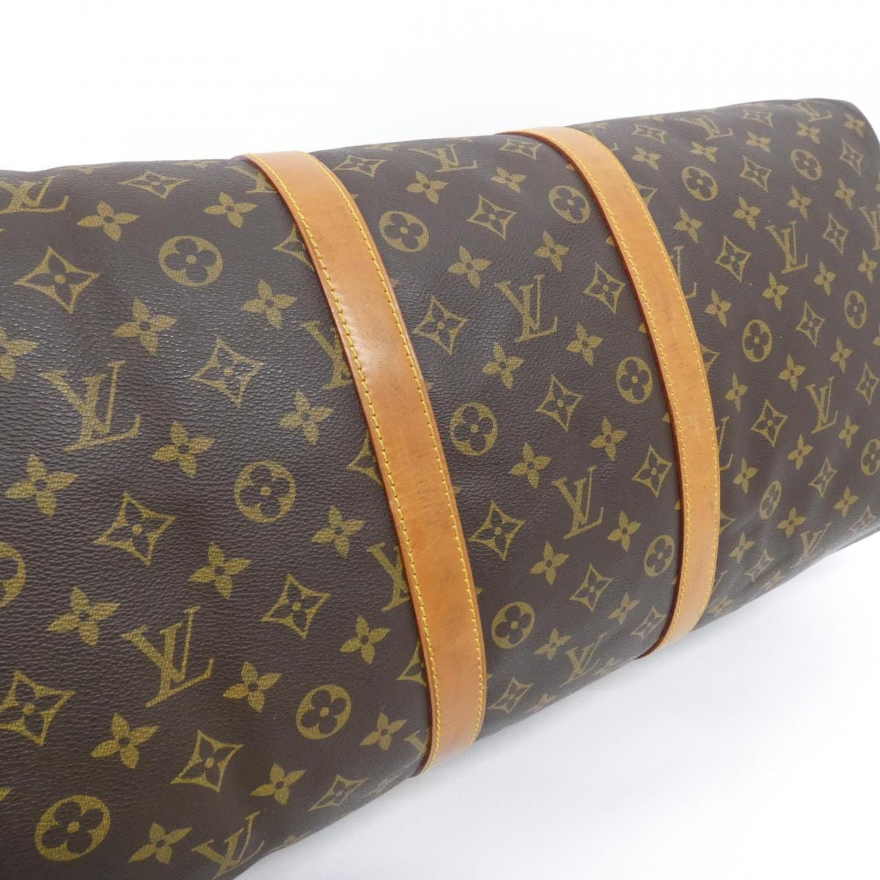 LOUIS VUITTON Keepall M41414 Boston Monogram 黑色 Monogram 中古品B - 縮圖 3