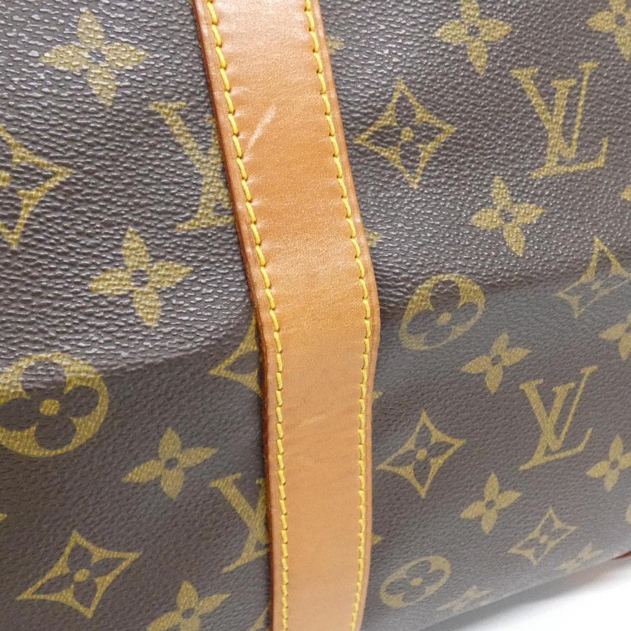 LOUIS VUITTON Keepall M41414 Boston Monogram 黑色 Monogram 中古品B - 縮圖 4