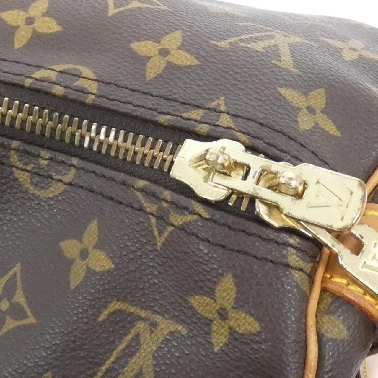 LOUIS VUITTON Keepall M41414 Boston Monogram 黑色 Monogram 中古品B - 縮圖 7