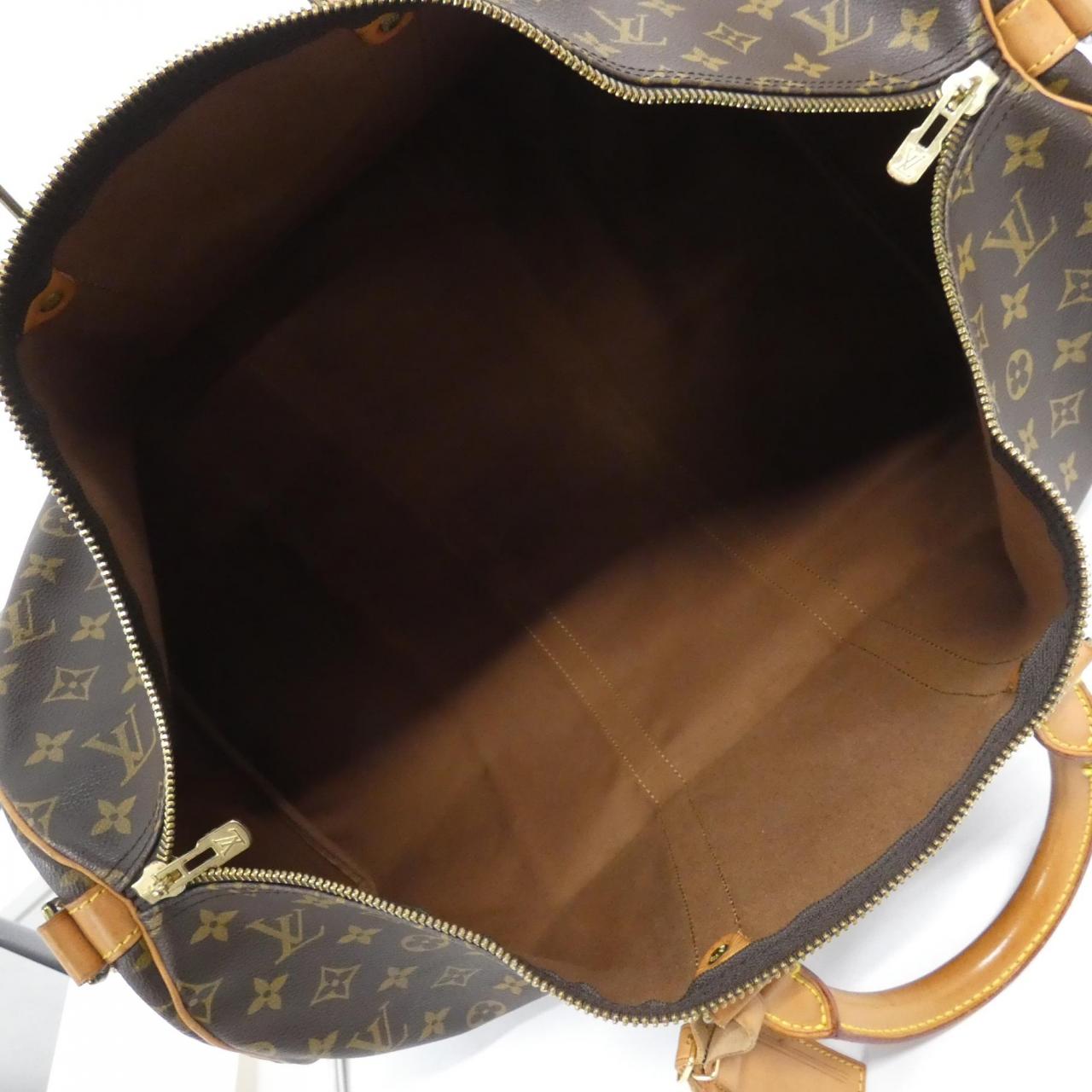 LOUIS VUITTON Keepall M41414 Boston Monogram 黑色 Monogram 中古品B - 縮圖 10