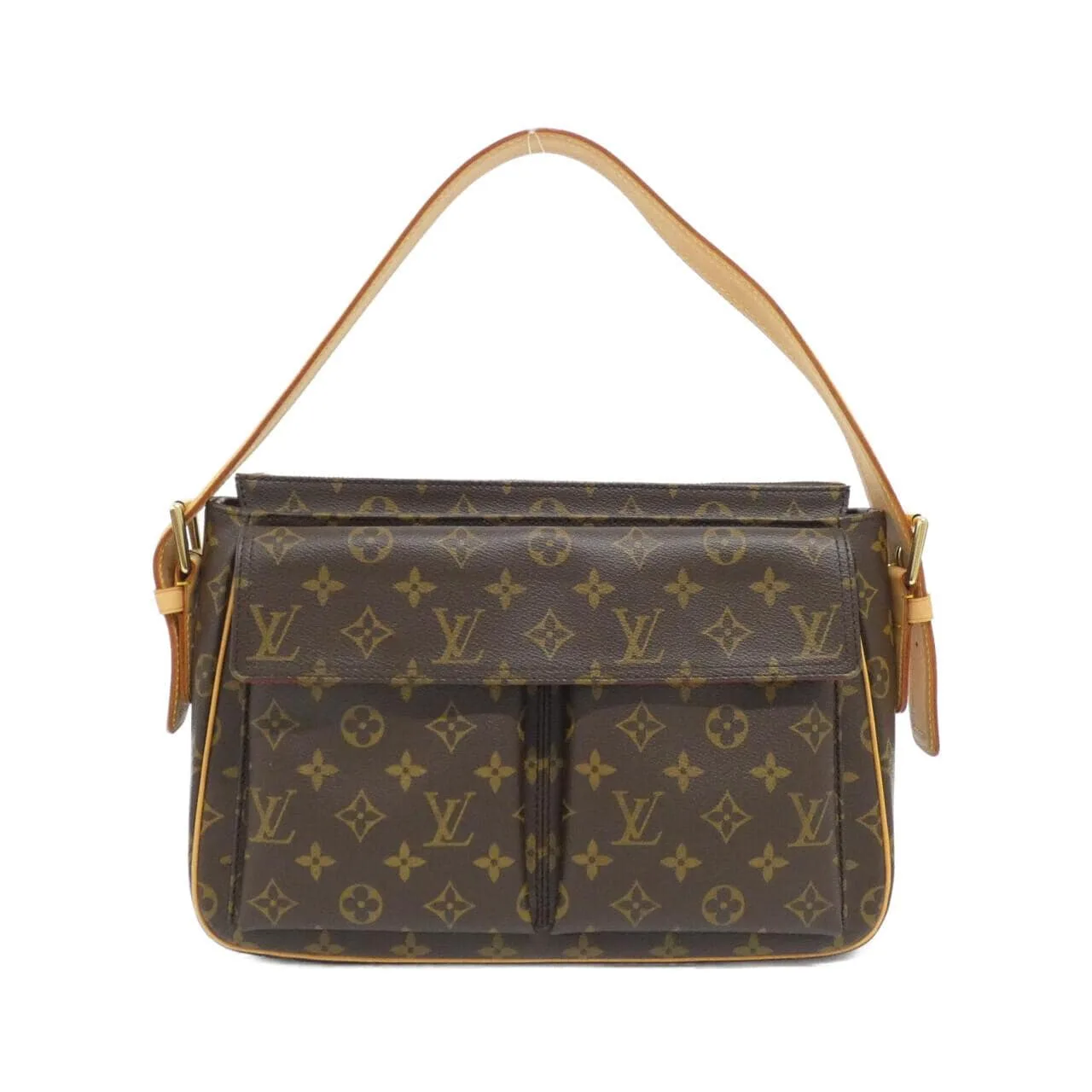 LOUIS VUITTON Viva Cité M51163 Shoulder Monogram Black