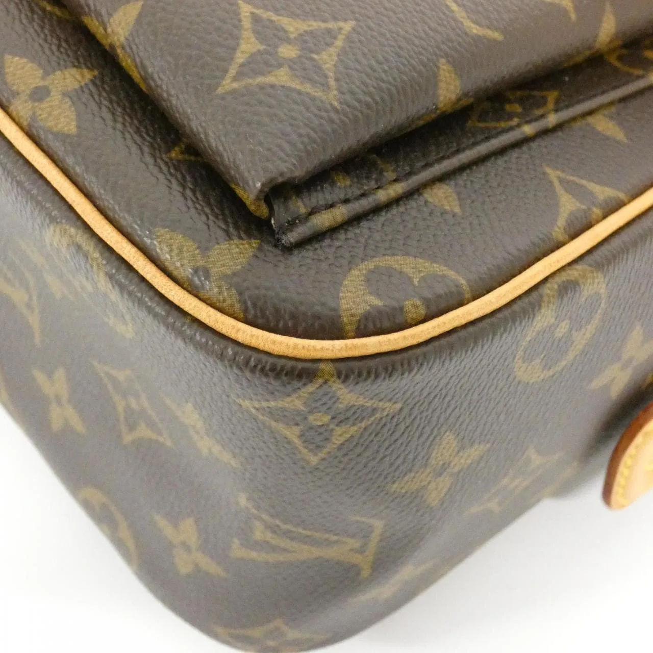LOUIS VUITTON Viva Cité M51163 Shoulder Monogram 黑色 Monogram 中古品A - 縮圖 4