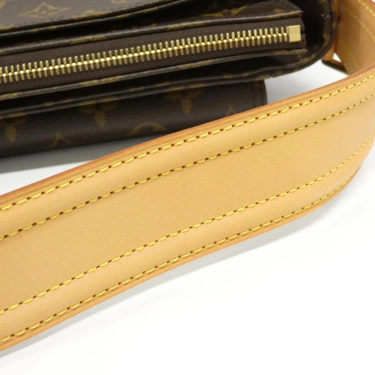 LOUIS VUITTON Viva Cité M51163 Shoulder Monogram 黑色 Monogram 中古品A - 縮圖 5