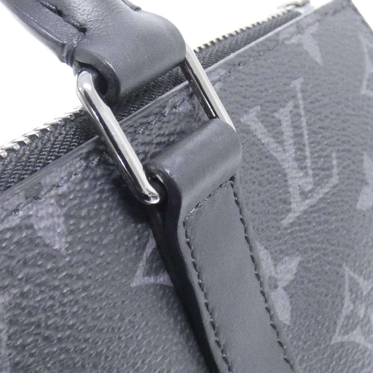 LOUIS VUITTON Eclipse M46098 Handbag Monogram 黑色 Monogram 中古品A - 縮圖 4