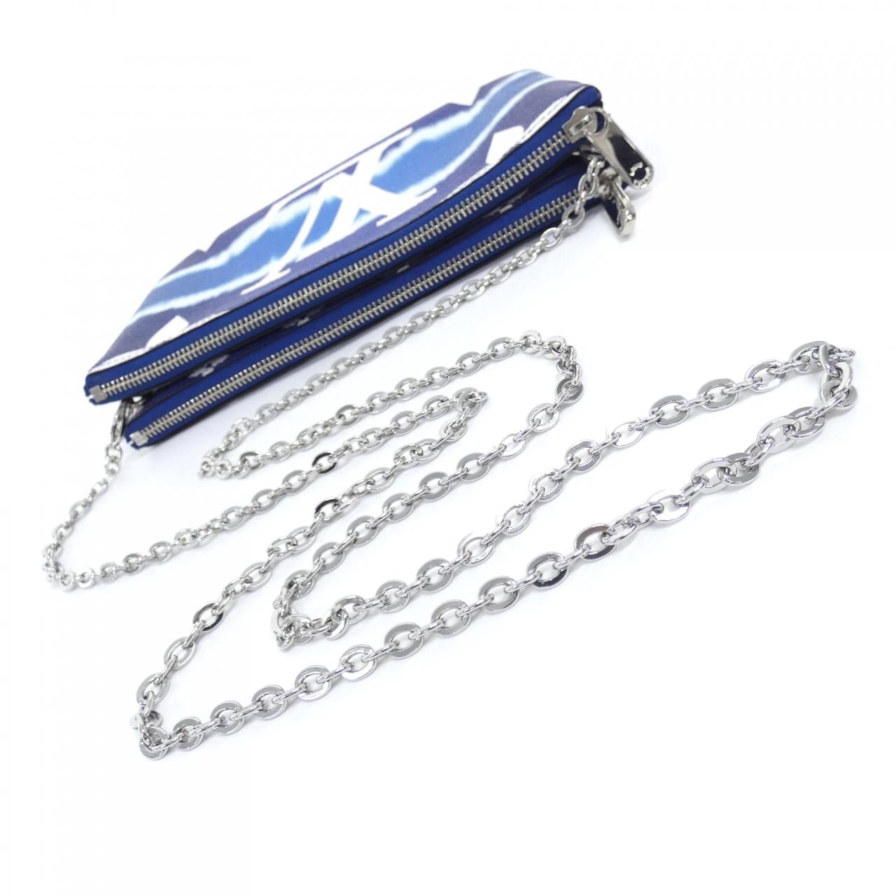 LOUIS VUITTON Pochette M69124 Shoulder Canvas Blue Canvas - Thumbnail 6