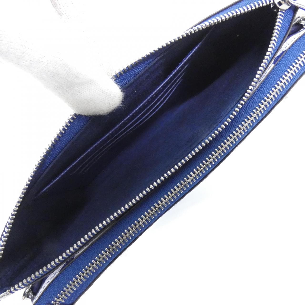 LOUIS VUITTON Pochette M69124 Shoulder Canvas Blue Canvas - Thumbnail 7
