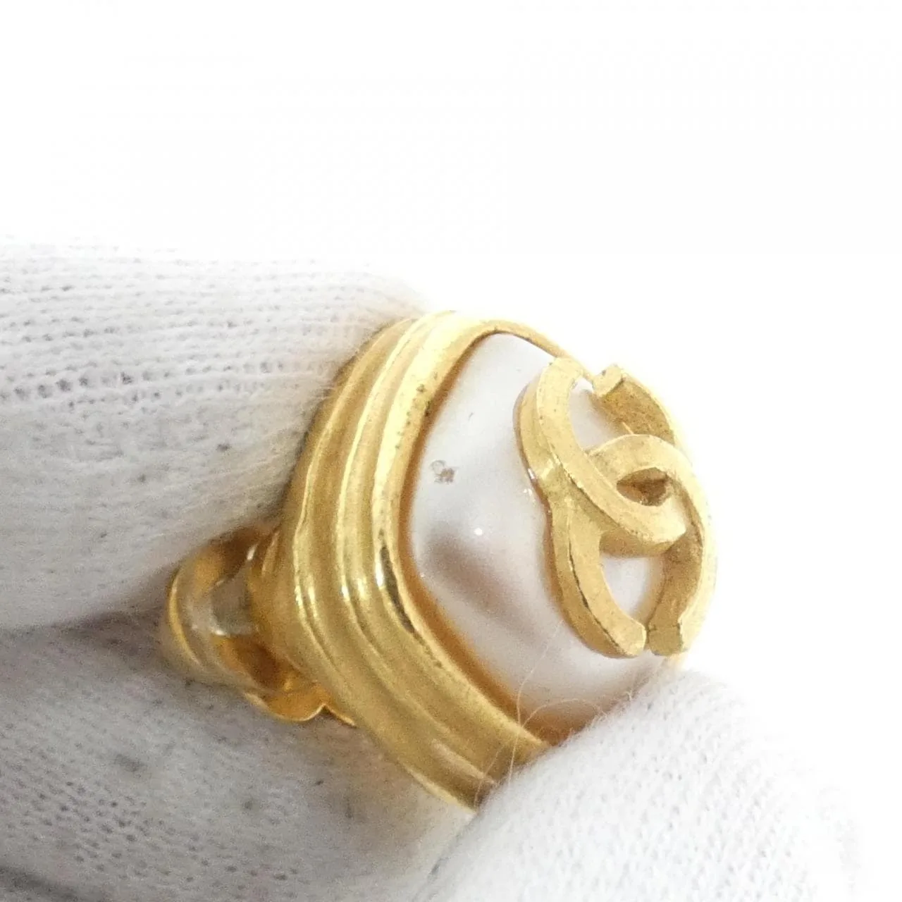 CHANEL Accessories 白色 中古品B - 縮圖 4