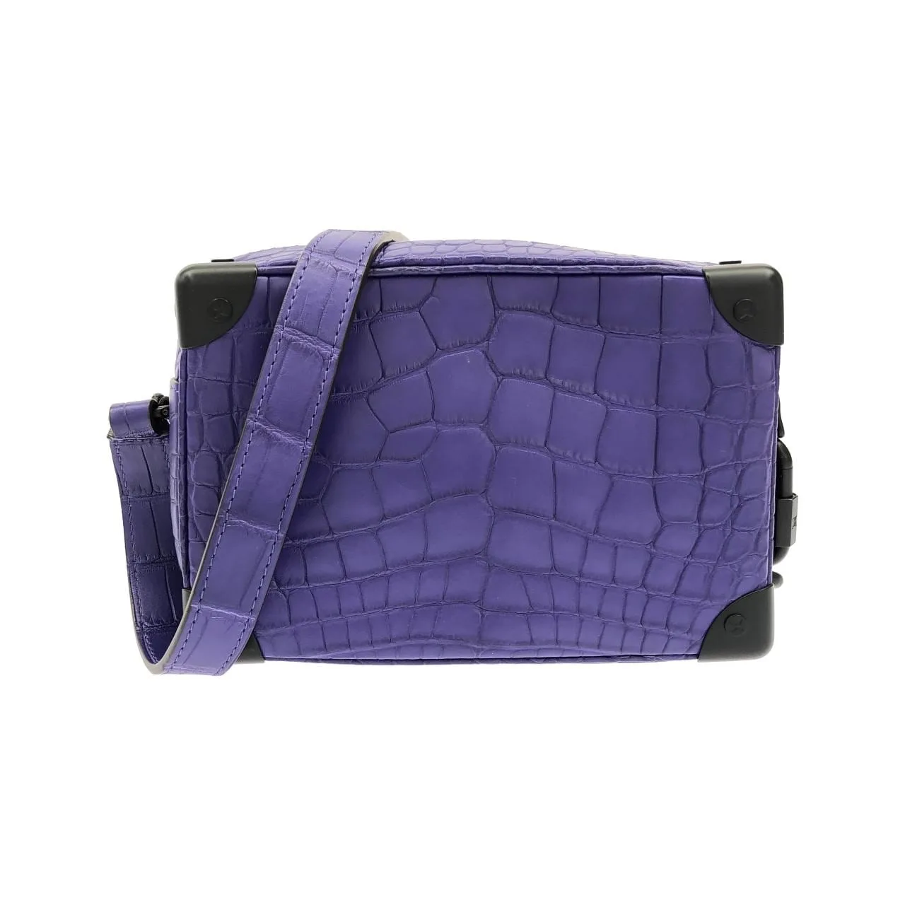 LOUIS VUITTON Shoulder Leather Purple