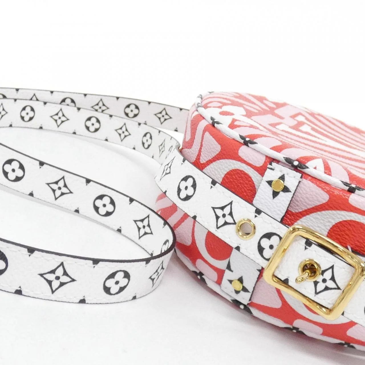 LOUIS VUITTON M45364 Shoulder Canvas Rouge 帆布 中古品A - 縮圖 3