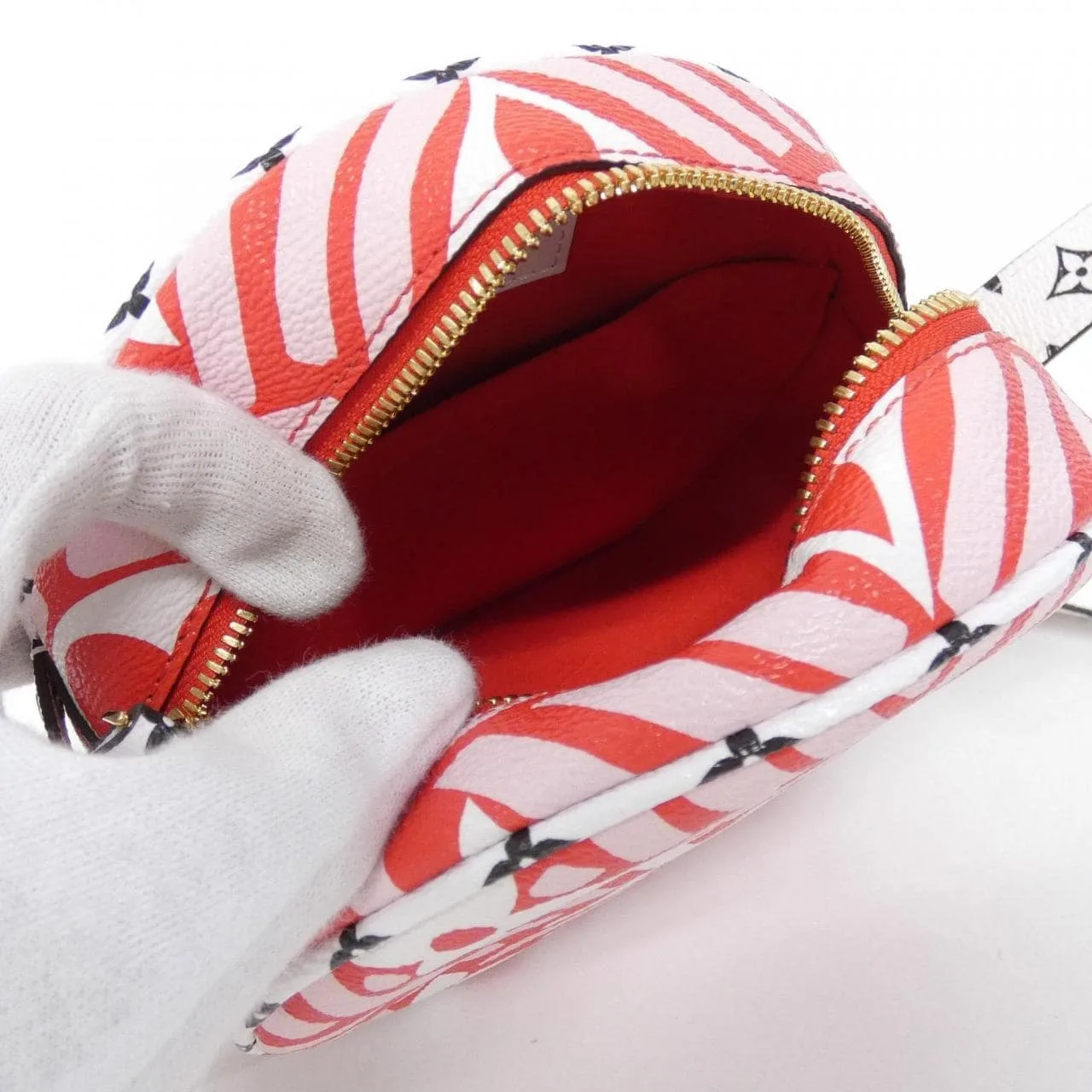 LOUIS VUITTON M45364 Shoulder Canvas Rouge 帆布 中古品A - 縮圖 4