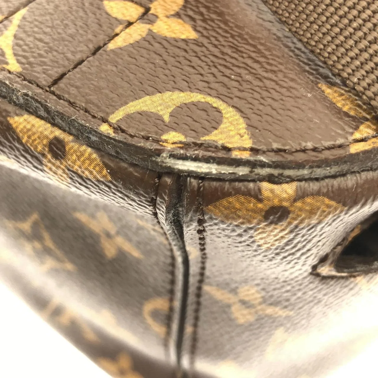 LOUIS VUITTON M40278 Backpack Monogram 米色 Monogram 中古品B - 縮圖 3
