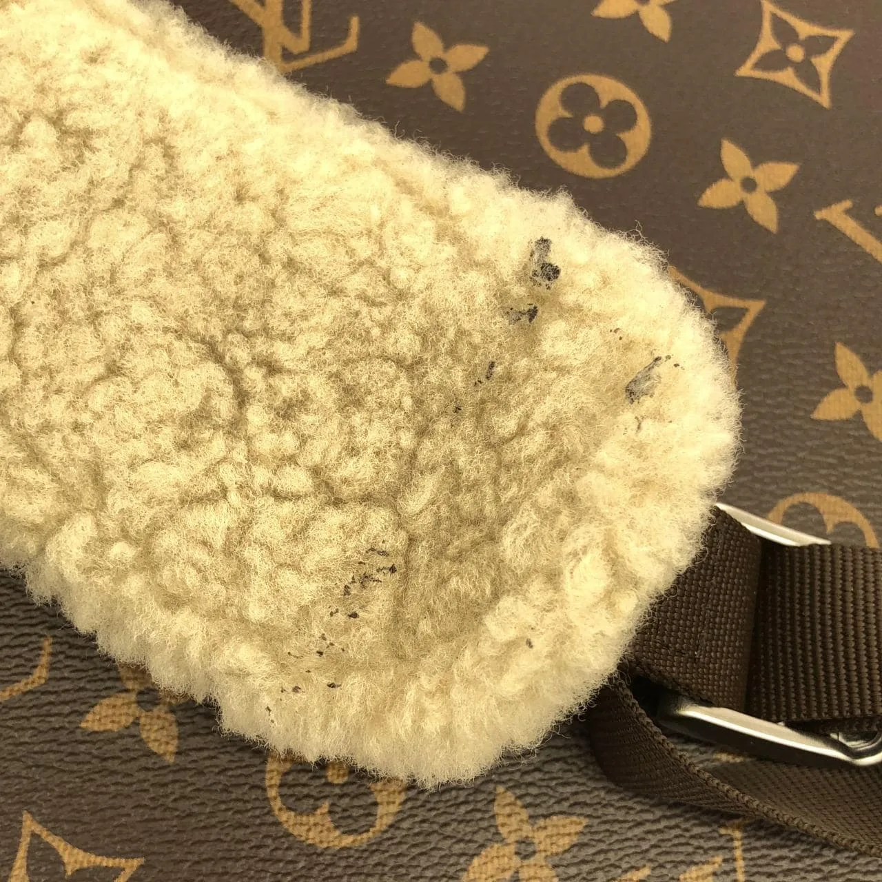 LOUIS VUITTON M40278 Backpack Monogram 米色 Monogram 中古品B - 縮圖 5