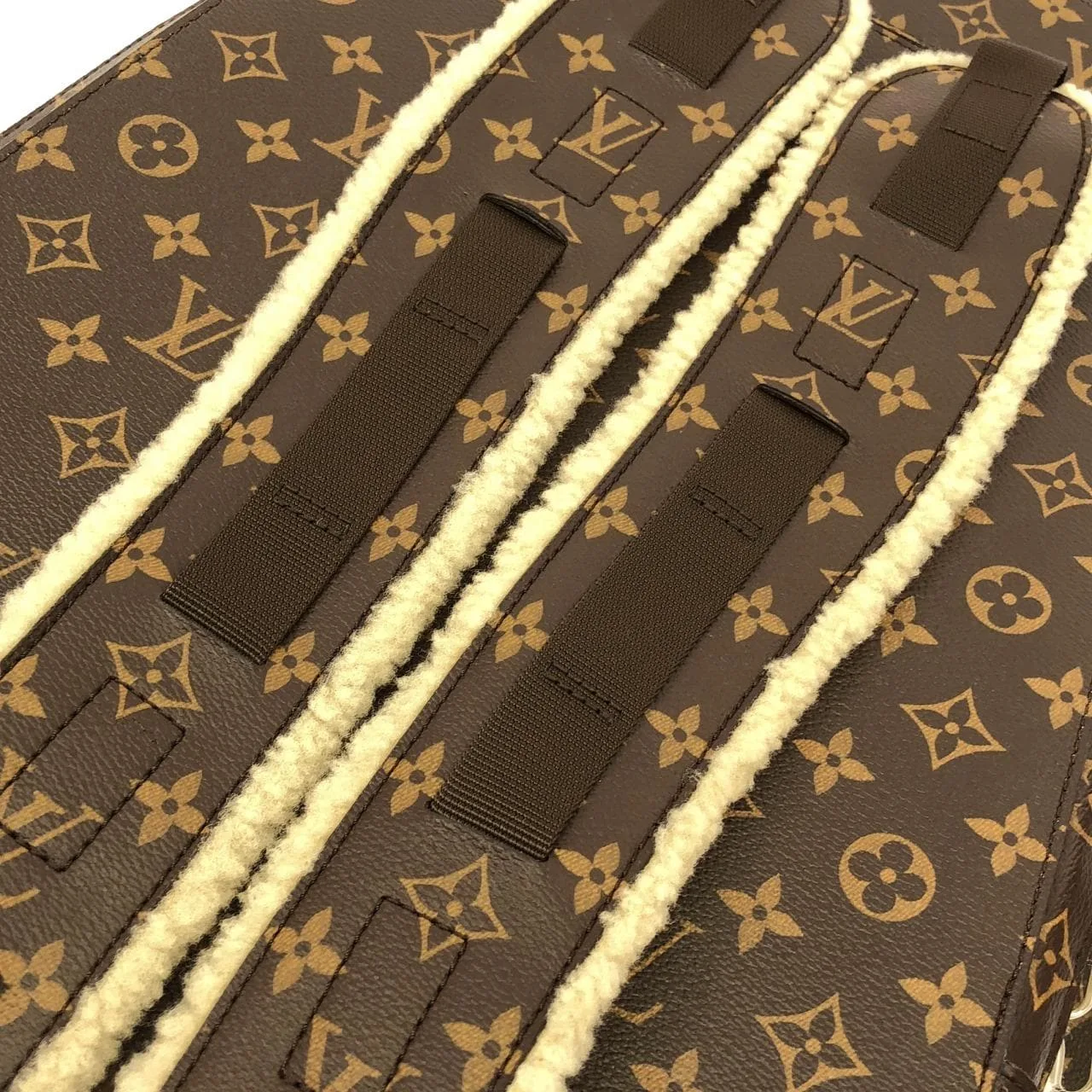 LOUIS VUITTON M40278 Backpack Monogram 米色 Monogram 中古品B - 縮圖 8