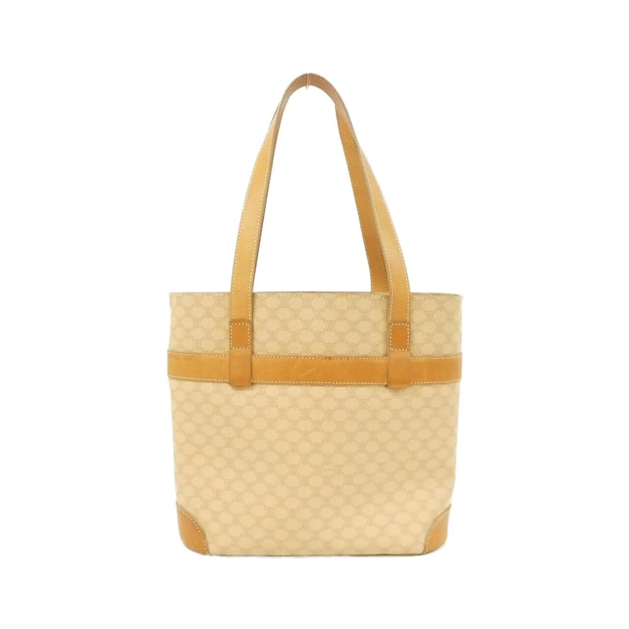 CELINE Handbag Canvas Beige Canvas - Thumbnail 2