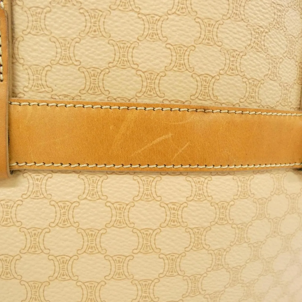 CELINE Handbag Canvas Beige Canvas - Thumbnail 4