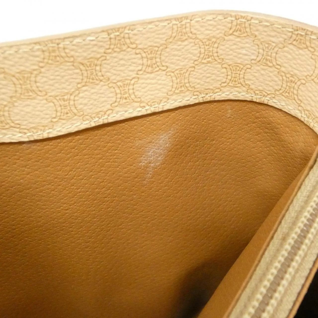 CELINE Handbag Canvas Beige Canvas - Thumbnail 10