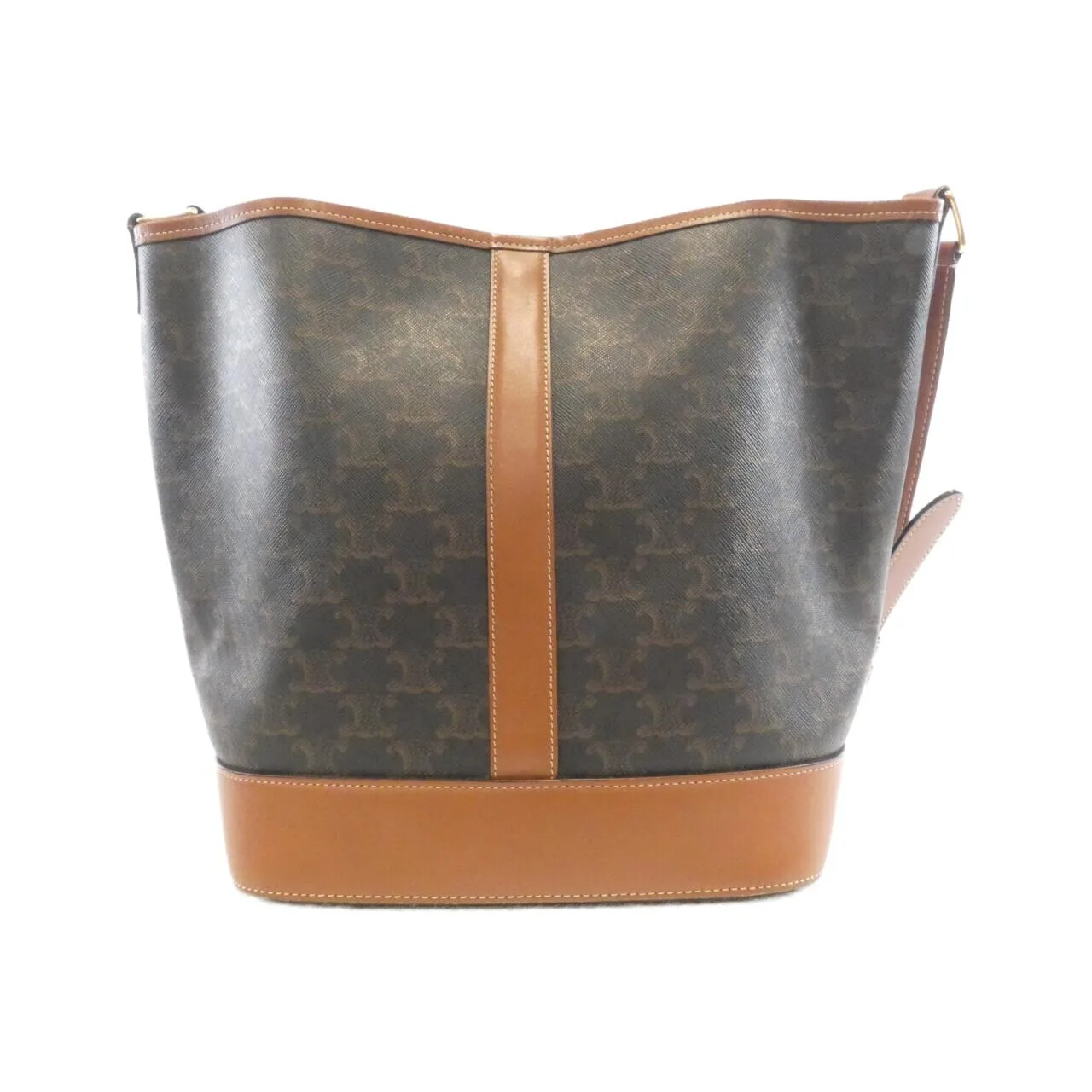 CELINE Triomphe 191132CAS Shoulder Canvas Black Canvas - Thumbnail 2