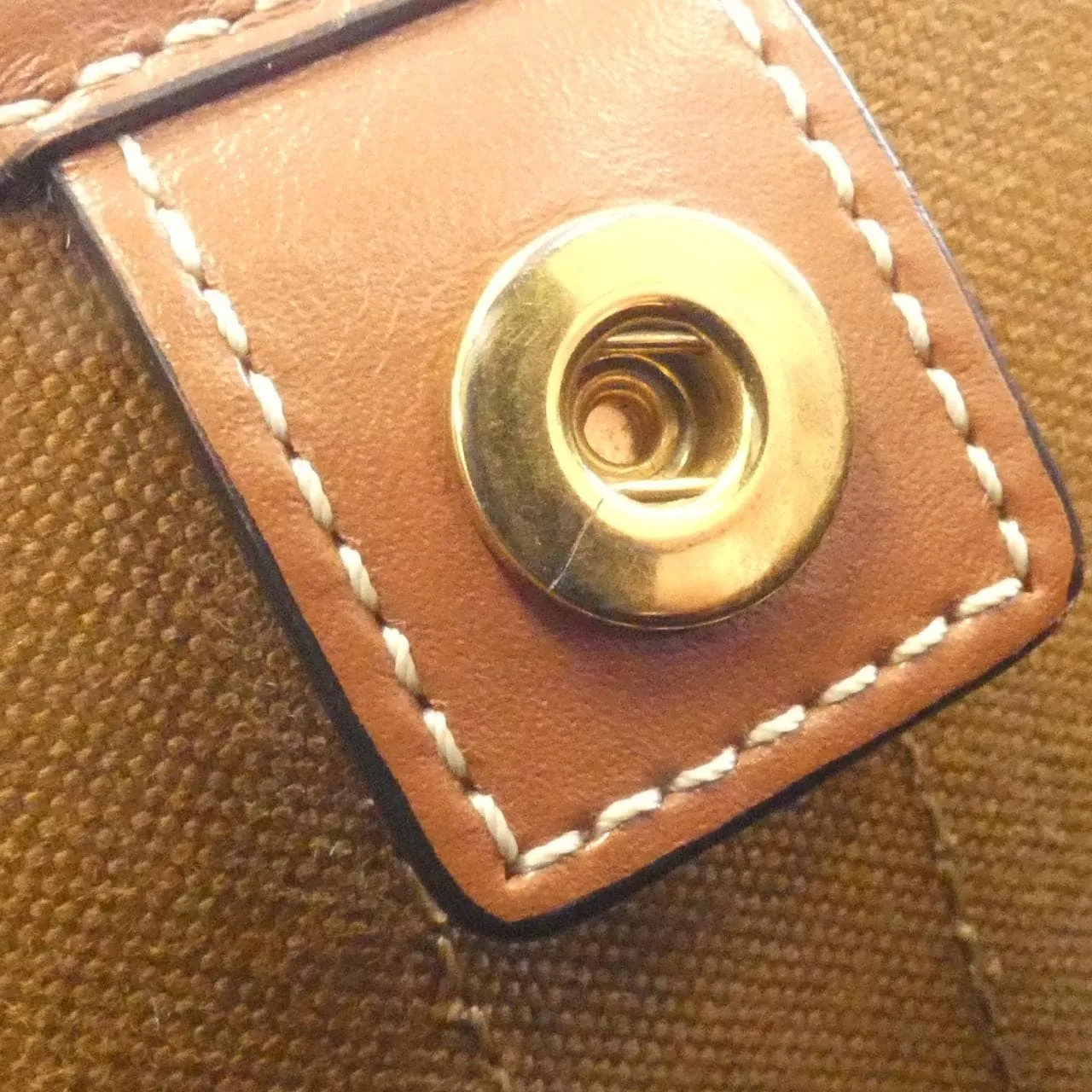 CELINE Triomphe 191132CAS Shoulder Canvas Black Canvas - Thumbnail 6