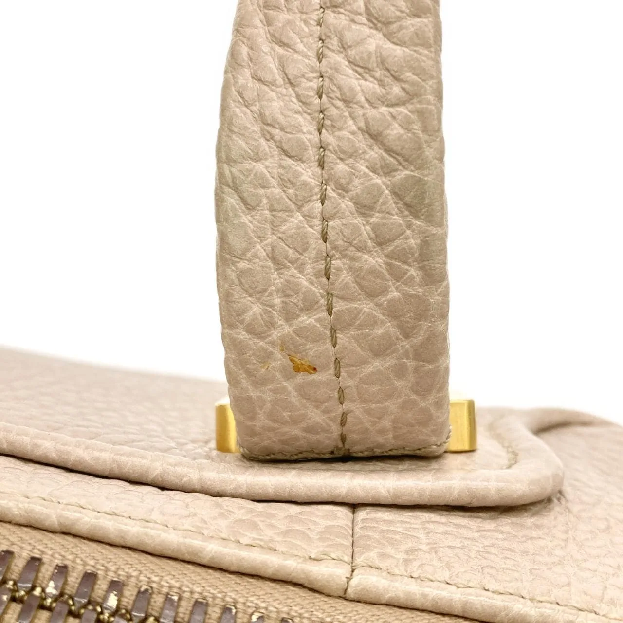 FENDI By The Way 8BL114 HXF Handbag Leather Gold Leather - Thumbnail 5